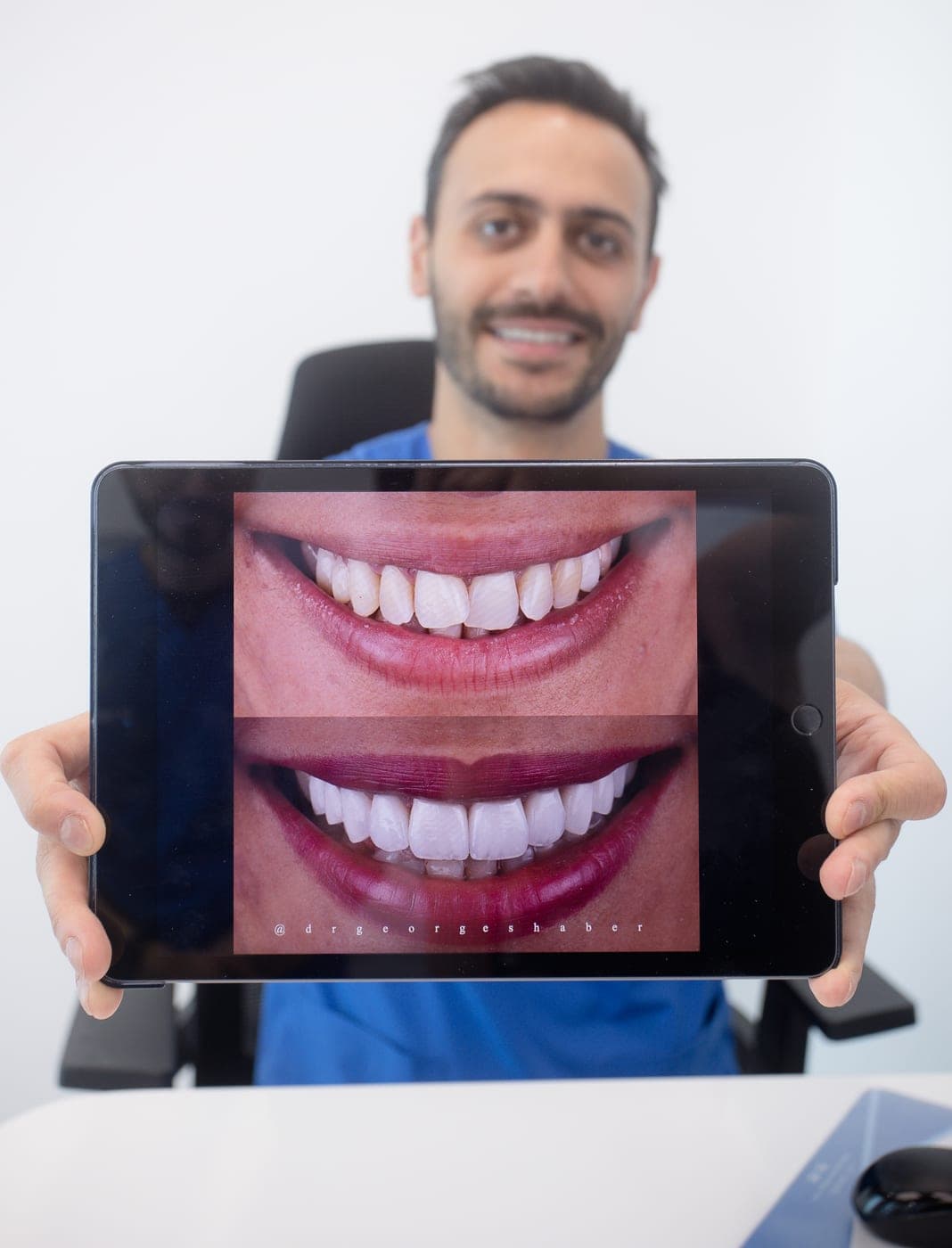 Dr. Georges El Habr au travail