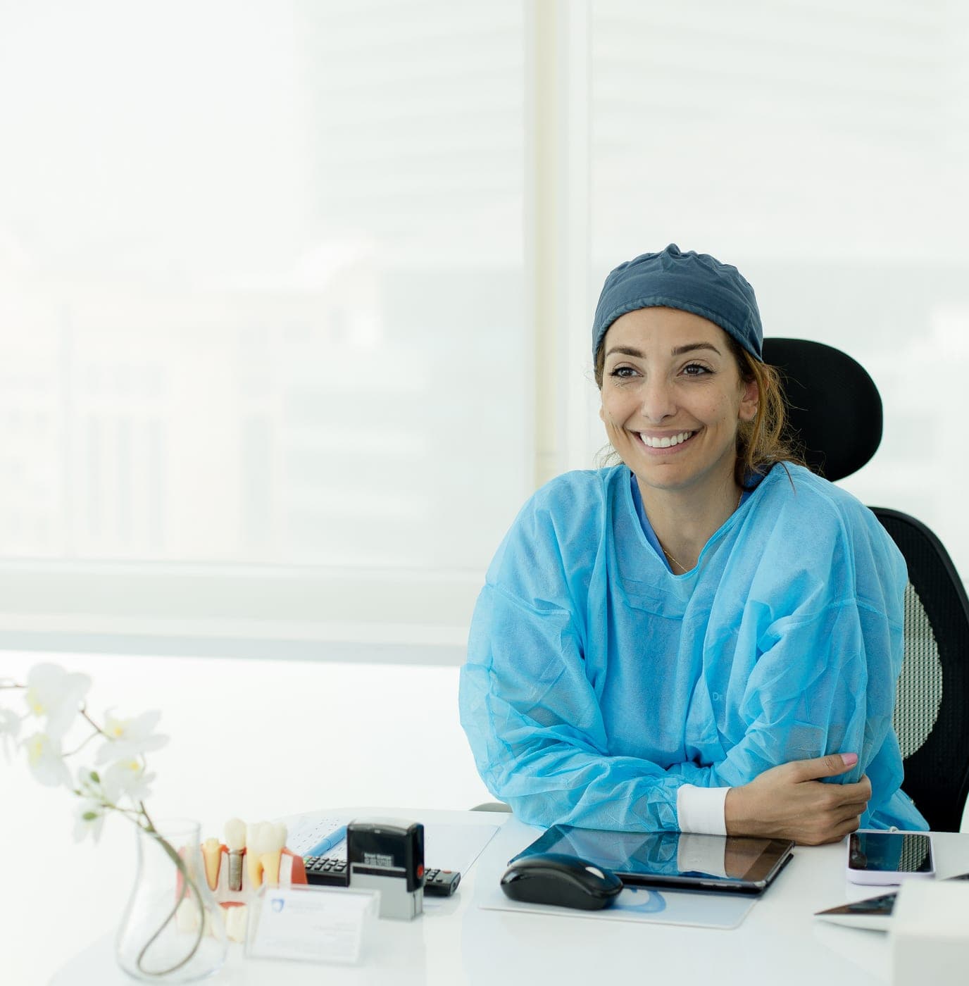 Dr. Nada ElZoghby au travail
